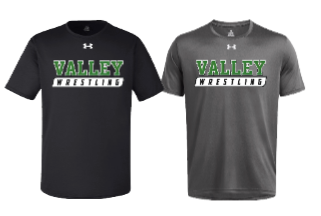 PASCACK VALLEY WRESTLING UNDER ARMOUR PERFORMANCE TSHIRT