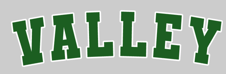 PASCACK VALLEY HOLIDAY GREEN/WHITE FONT LOGO