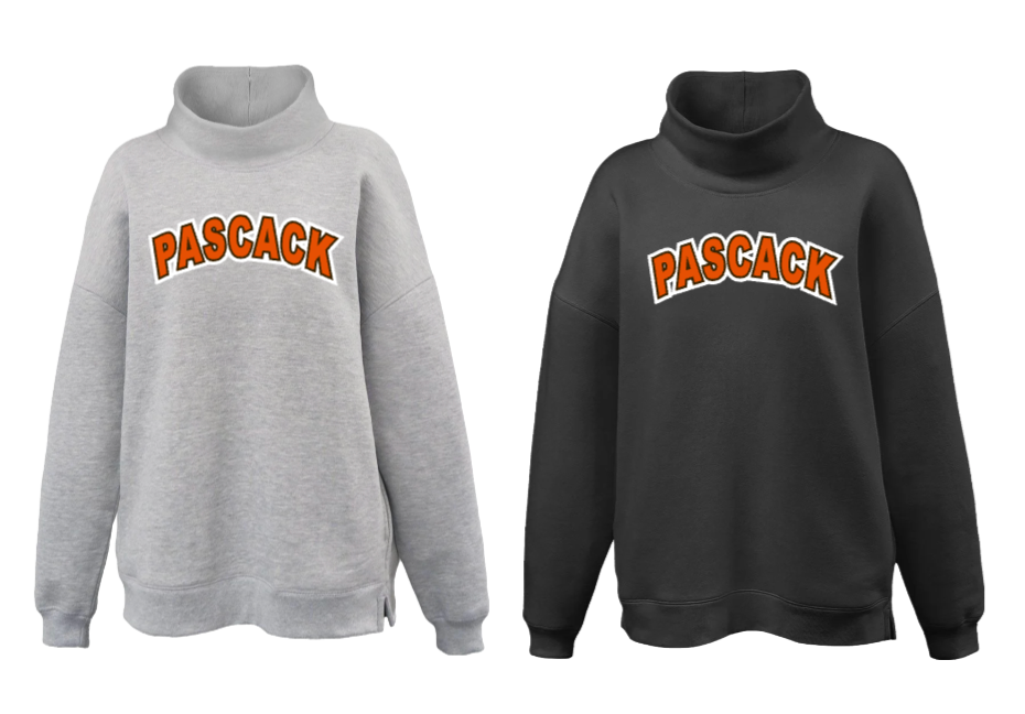 PASCACK HILLS  MOCK NECK SWEATSHIRT