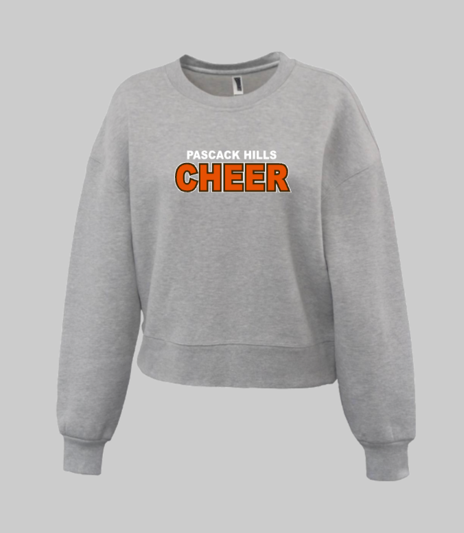 PASCACK HILLS CHEER WOMENS STANDARD CREWNECK