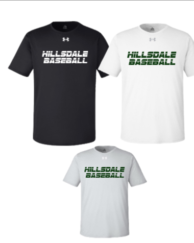 HILLSDALE HAWKS  UNDER ARMOUR TSHIRT BASEBALL/SOFTBALL