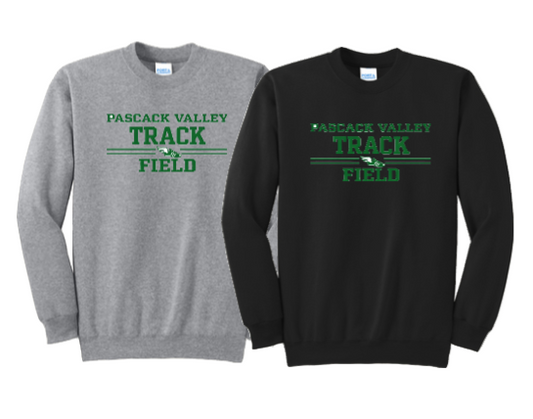 PASCACK VALLEY TRACK & FIELD   CREWNECK SWEATSHIRT