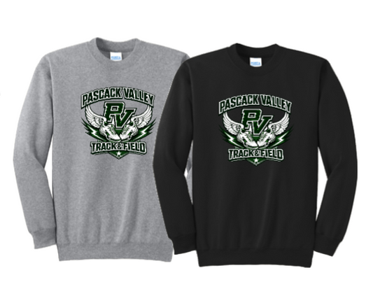 PASCACK VALLEY TRACK & FIELD  WINGS CREWNECK SWEATSHIRT
