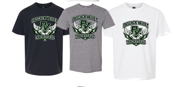 PASCACK VALLEY TRACK AND FIELD WING TSHIRT