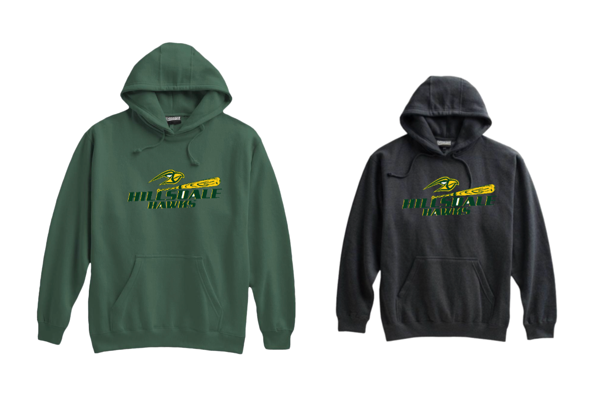 HILLSDALE  PENNANT HOODIE BASEBALL/SOFTBALL