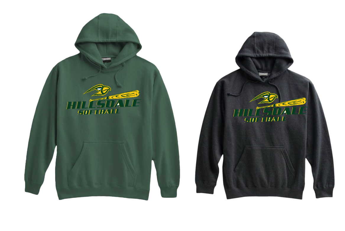 HILLSDALE  PENNANT HOODIE BASEBALL/SOFTBALL