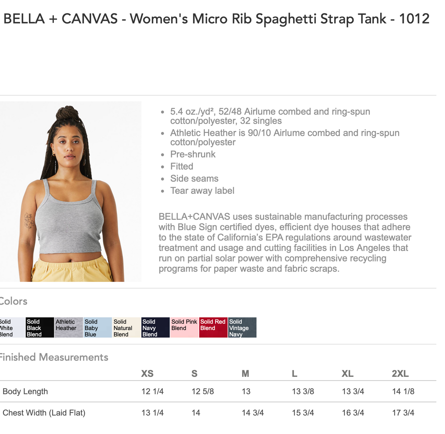 CAMP LOKANDA UPPERS BELLA TANK