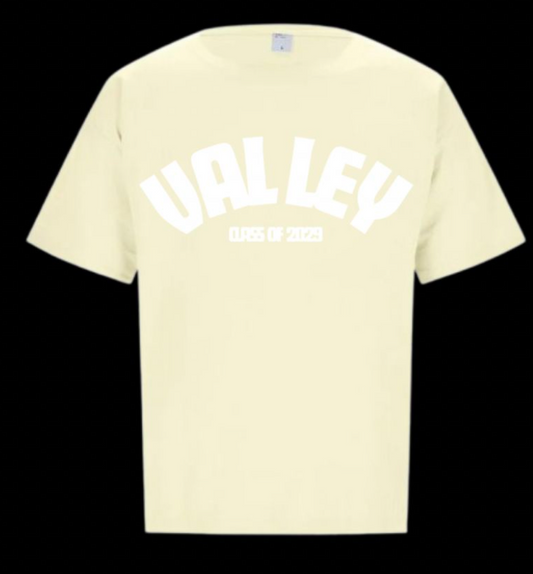 PASCACK VALLEY CLASS OF 2029 PALE YELLOW TSHIRT