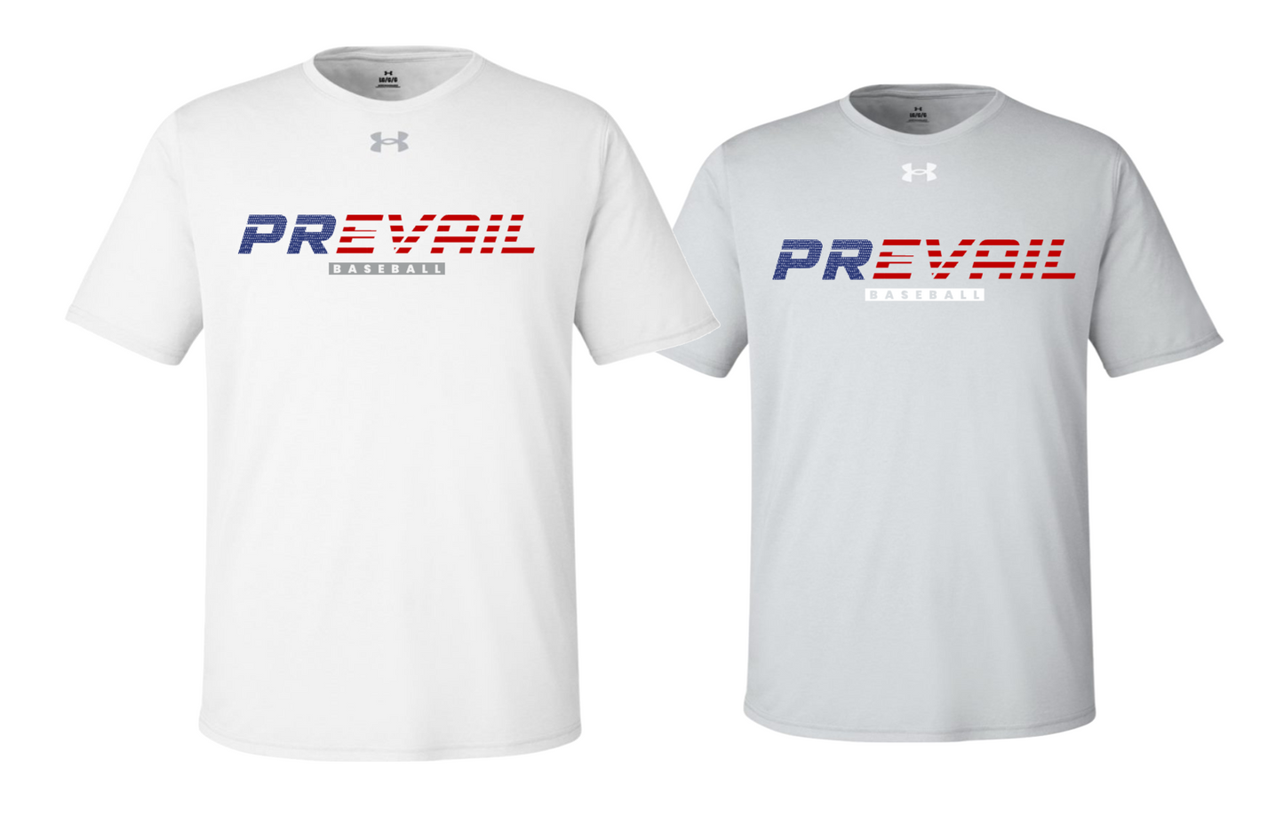 PREVAIL BASEBALL UNDER ARMOUR FLAG PRINT TSHIRT