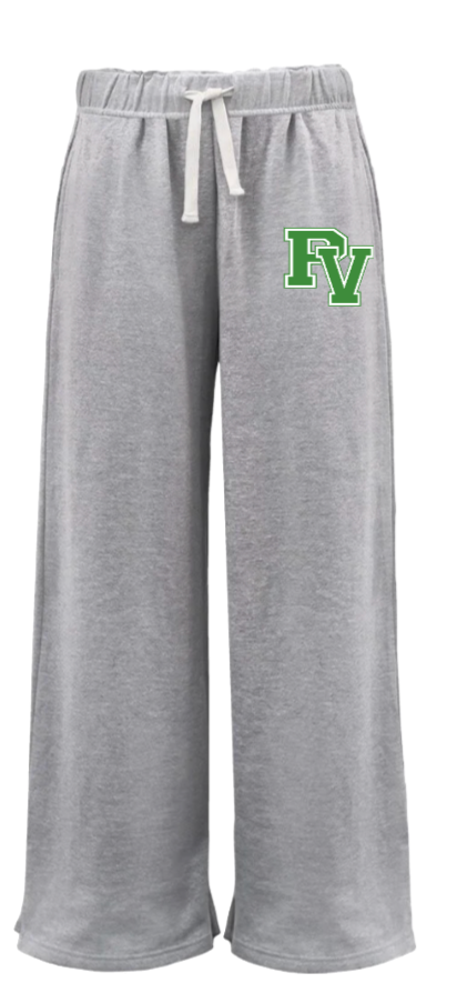 PASCACK VALLEY PENNANT PV LOGO WIDE LEG SWEATPANTS