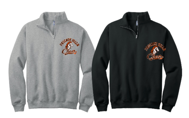 PASCACK HILLS CHEER 1/4 ZIP SWEATSHIRT