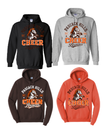 PASCACK HILLS CHEER HOODIE/CREW