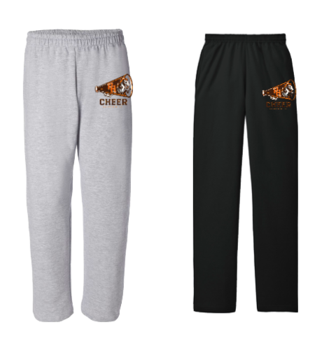 PASCACK HILLS CHEER MEGA PHONE OPEN BOTTOM SWEATPANTS