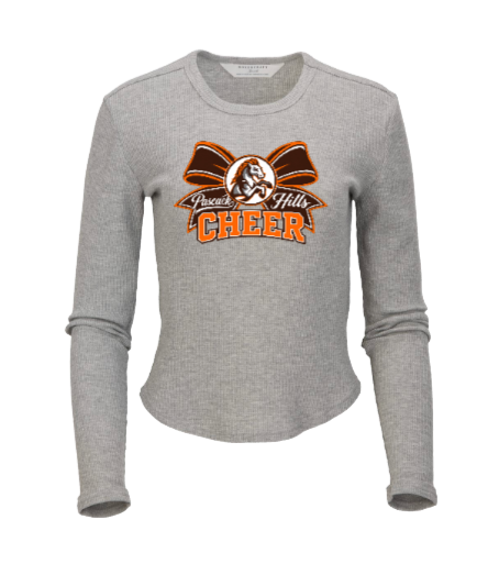 PASCACK HILLS CHEER THERMAL LONG SLEEVE BABY TEE