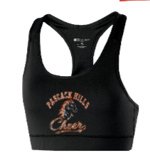PASCACK HILLS CHEER BRA RHINESTONE TOP