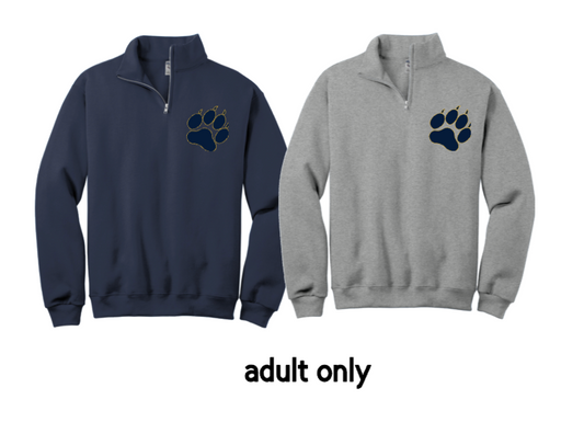 PEQUANNOCK PANTHERS 1/4 ZIP  PANTHER