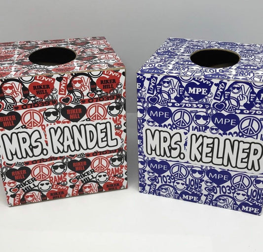 CUSTOM TISSUE BOX COVER