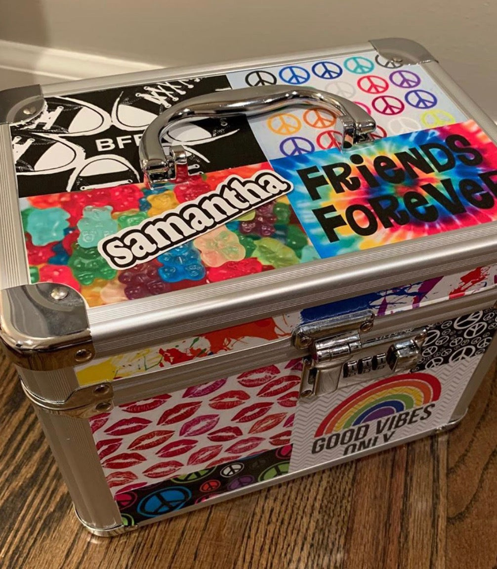 Lockbox Fully Covered Decoupage