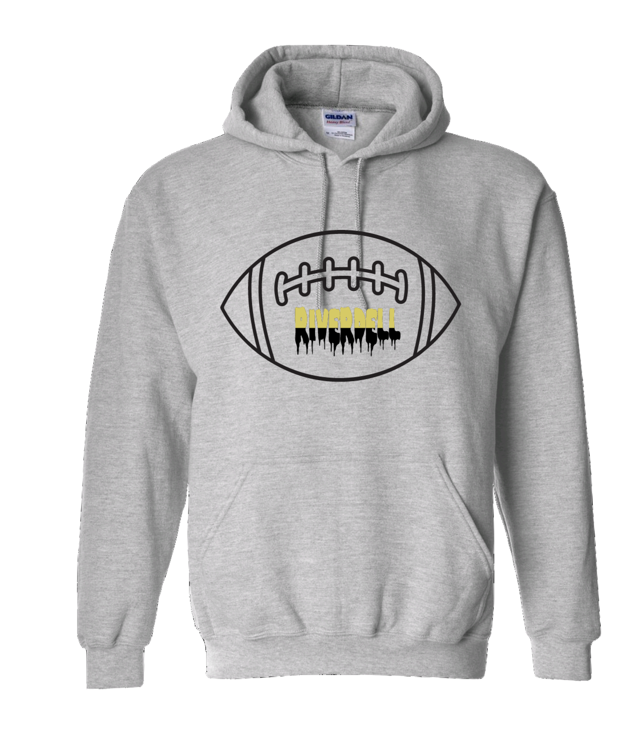 RIVER DELL FOOTBALL DRIPPING FONT