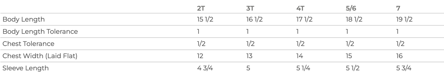 PRINCE OF PEACE PRESCHOOL TSHIRT TODDLER/YOUTH