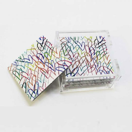 OPEN HEART COASTER SET
