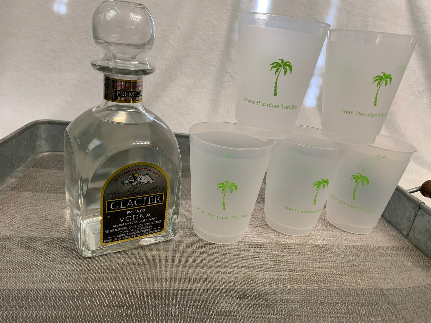 Personalized dishwasher safe reusable cups