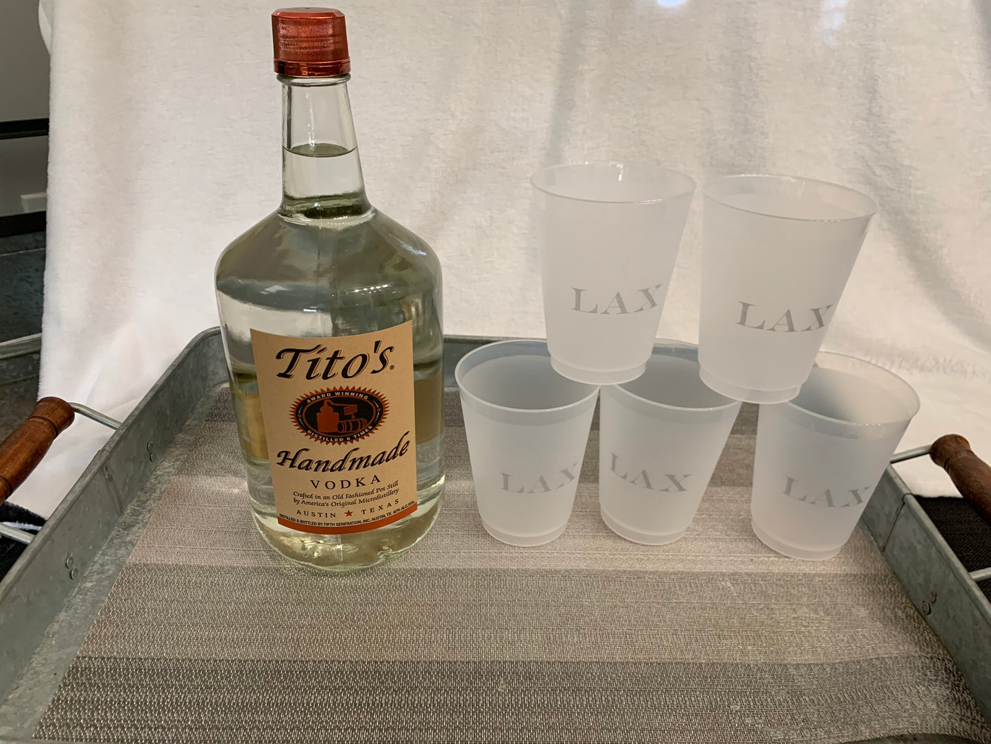 Personalized dishwasher safe reusable cups