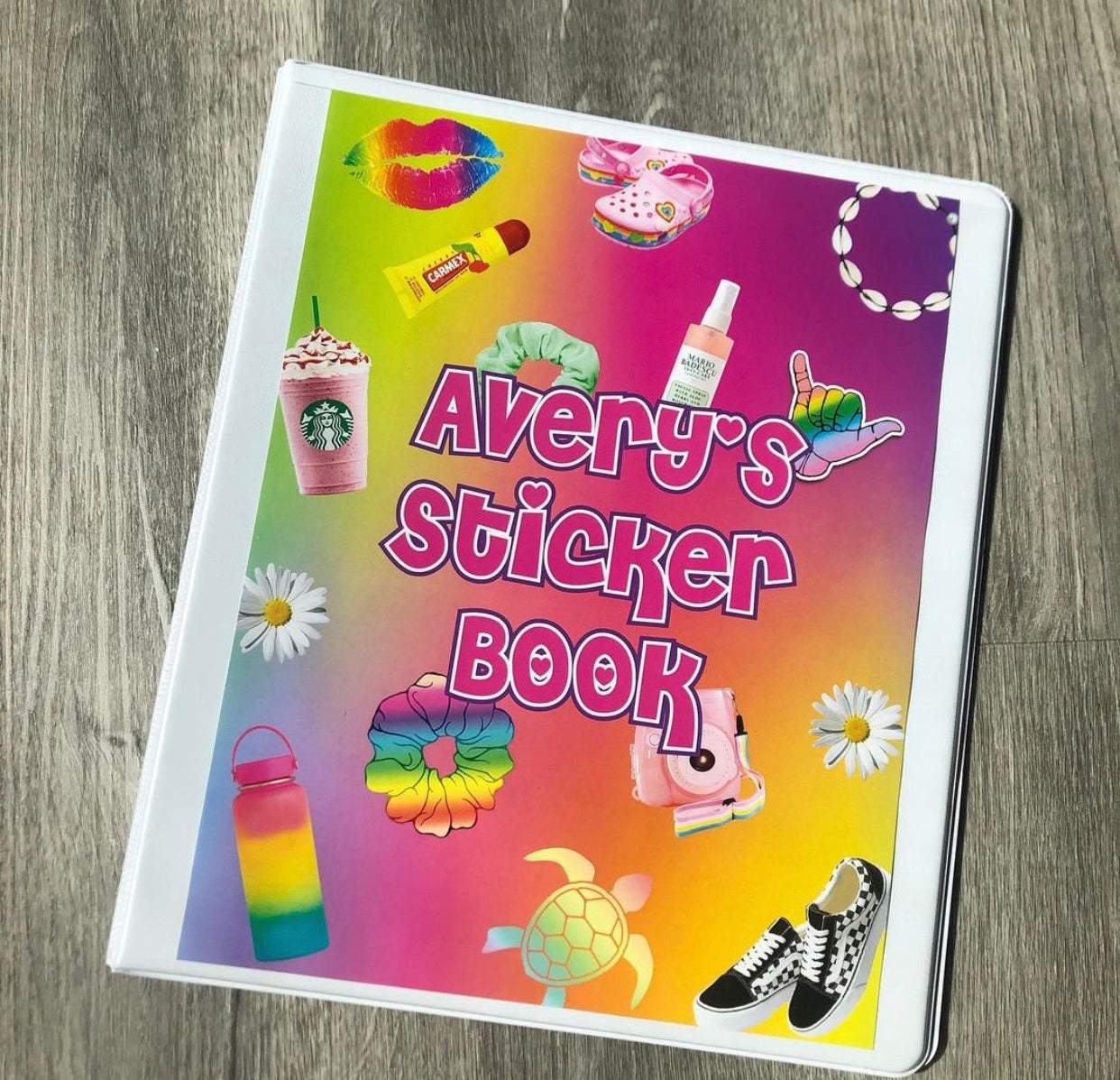 Personalized Sticker or Trading Card Books
