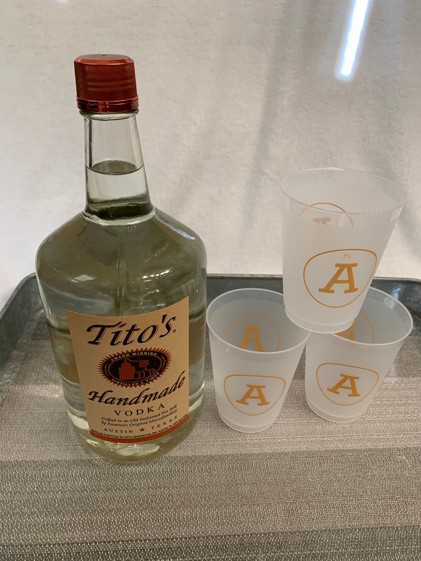 Personalized dishwasher safe reusable cups