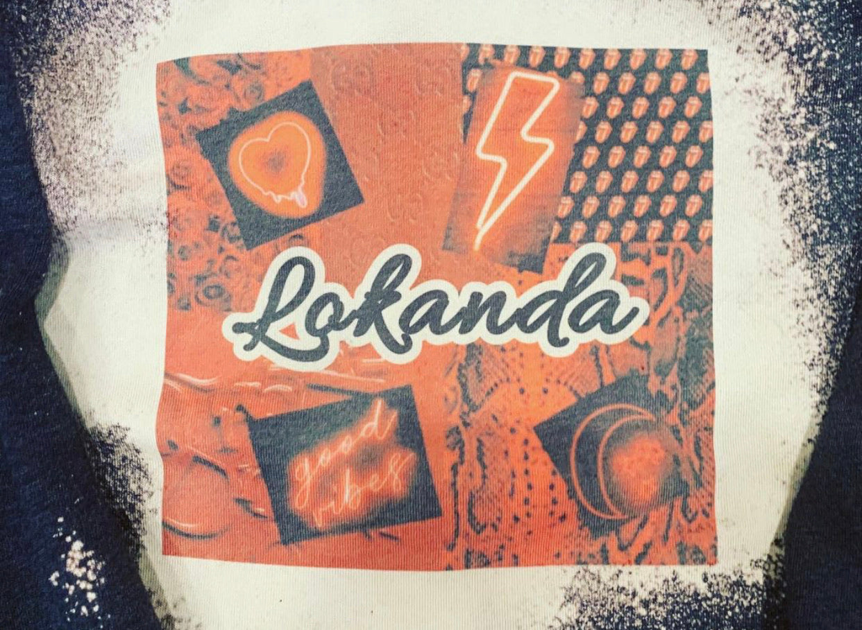 Bleached out Aesthetic Zip Up Hoodie